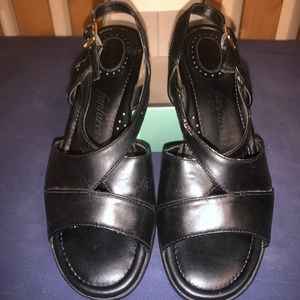 Black Buckles Sandals